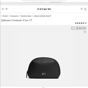 Coach Julienne Cosmetic Case 17 NWOT